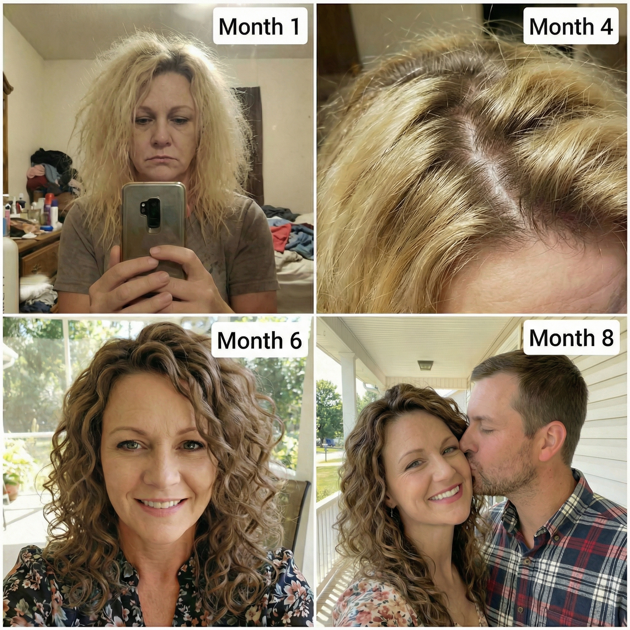 Before and after results