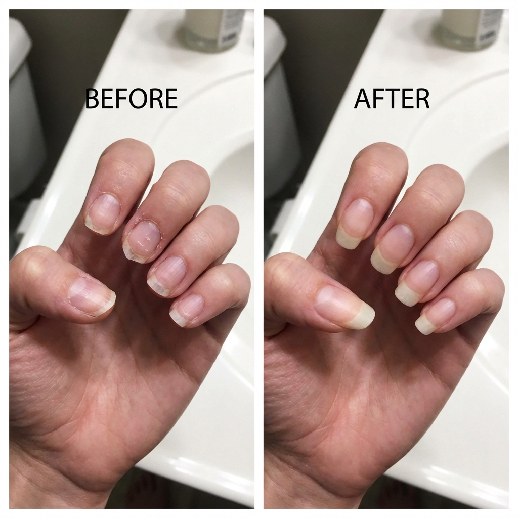 Nail strength improvement — early signal that FORMA is working